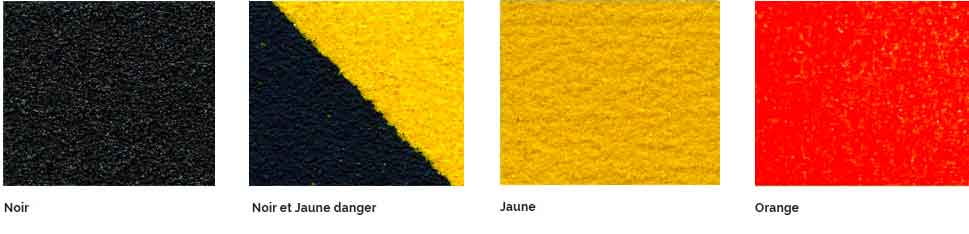 Coloris du ruban adhésif antidérapant surface irrégulière